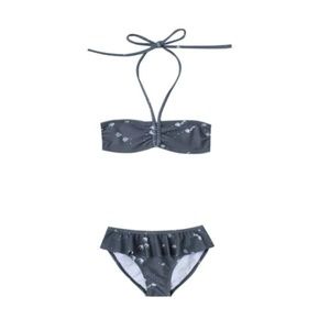 NWT Rylee + Cru Angel Fish Skirted Bikini Sz 6-7